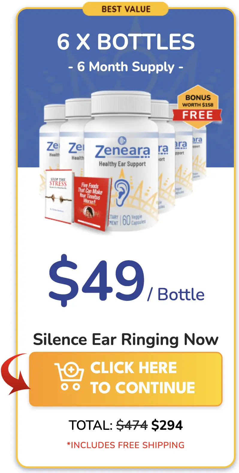 Zeneara order six bottles